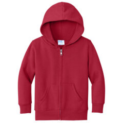 Port & Company® Toddler Core Fleece Full-Zip Hooded Sweatshirt - PORT amp COMPANY