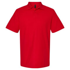 Gildan® Softstyle® Adult Pique Polo - Gildan_64800_Cherry_Red_Front_High