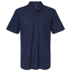 Gildan® Softstyle® Adult Pique Polo - Gildan_64800_Navy_Front_High