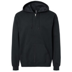 Gildan® Softstyle® Full-Zip Hooded Sweatshirt - Gildan_SF600_Black_Front_High