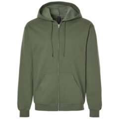Gildan® Softstyle® Full-Zip Hooded Sweatshirt - Gildan_SF600_Military_Green_Front_High