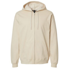 Gildan® Softstyle® Full-Zip Hooded Sweatshirt - Gildan_SF600_Sand_Front_High