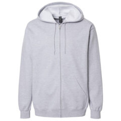 Gildan® Softstyle® Full-Zip Hooded Sweatshirt - Gildan_SF600_Sport_Grey_Front_High