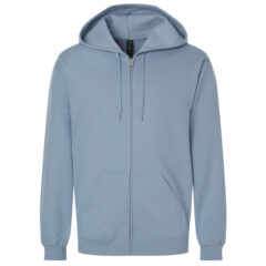 Gildan® Softstyle® Full-Zip Hooded Sweatshirt - Gildan_SF600_Stone_Blue_Front_High