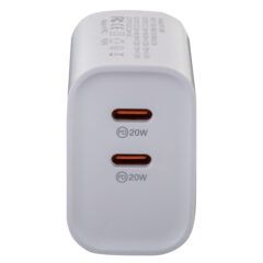 Dual USB-C PD Adapter – 20W - SJ-65-WHITE-FRONdwT-RGB-scaled