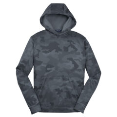 Sport-Tek® Youth Sport-Wick® CamoHex Fleece Hooded Pullover - Sport-Tek