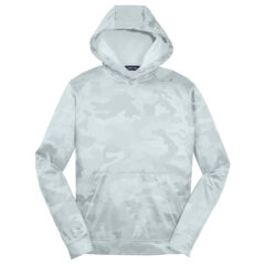 Sport-Tek® Youth Sport-Wick® CamoHex Fleece Hooded Pullover - Sport-Tek