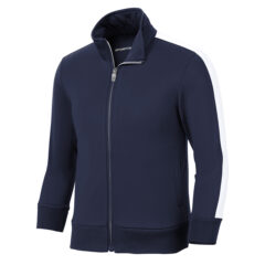 Sport-Tek® Youth Tricot Sleeve Stripe Track Jacket - Sport-Tek