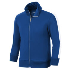 Sport-Tek® Youth Tricot Sleeve Stripe Track Jacket - Sport-Tek
