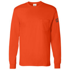 Hanes® Authentic Long Sleeve Pocket T-Shirt