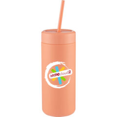 Sol Tonal Recycled Skinny Tumbler – 20 oz - 1602-07_PEACH_D_FR