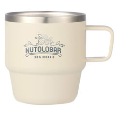 Doppio Stackable Recycled Mug Set – 6 oz - 1602-12CR_D_FR