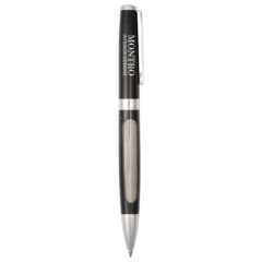 Luxe Recycled Stainless Steel Roller Ball - 5893-74BK_D_FR