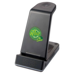 TriCharge Plus 3-in-1 Qi Wireless Charging Stand - 7143-66BK_D_FR