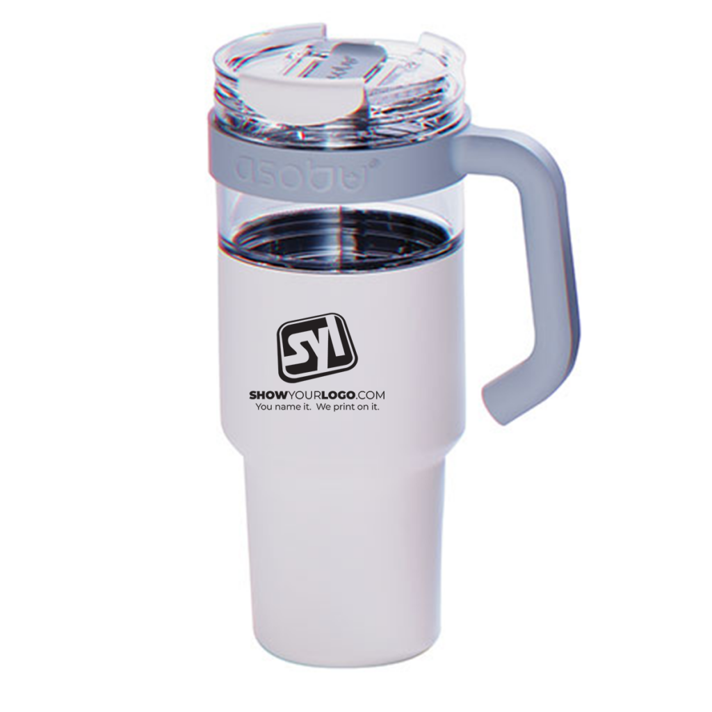 Asobu® Explorer – See Through Travel Mug with Detachable Tumbler Base - ASOBU EXPLORER 8211 White