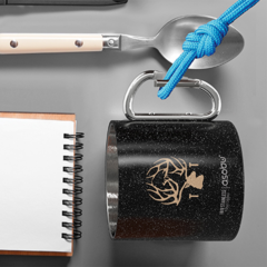Asobu® Campfire Mug with Carabiner Handle - Asobu Campfire Mug with Carabiner Handle 8211 In Use