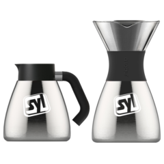 Asobu®Pourover Insulated Coffee Maker and Handle - Asobu Pourover with Handle 8211 Silver