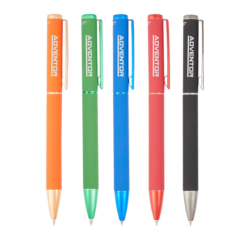 Harper Soft Touch Recycled Aluminum Gel Pen