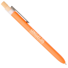 Paige Recycled Ocean Bound Plastic Pen - Paige Recycled Ocean Bound Plastic Pen 8211 orange