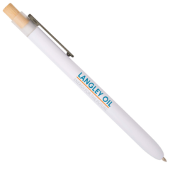 Paige Recycled Ocean Bound Plastic Pen - Paige Recycled Ocean Bound Plastic Pen 8211 white