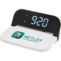 Digital Power Clock 15W Wireless Charger - SM-2846WH_D_CLOCK_SCREEN