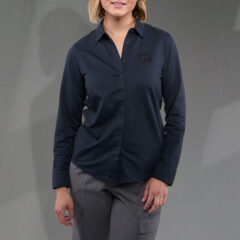 Women's TATRA Eco Knit Long Sleeve Button Up Shirt