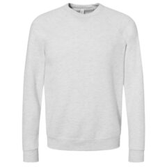 BELLA + CANVAS Sponge Fleece Raglan Crewneck Sweatshirt - BELLA__CANVAS_3901_Ash_Front_High
