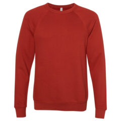 BELLA + CANVAS Sponge Fleece Raglan Crewneck Sweatshirt - BELLA__CANVAS_3901_Brick_Front_High