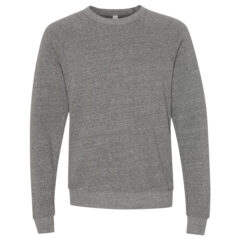 BELLA + CANVAS Sponge Fleece Raglan Crewneck Sweatshirt - BELLA__CANVAS_3901_Deep_Heather_Front_High
