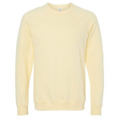 BELLA + CANVAS Sponge Fleece Raglan Crewneck Sweatshirt - BELLA__CANVAS_3901_French_Vanilla_Front_High