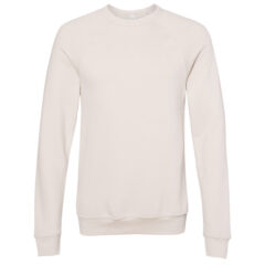 BELLA + CANVAS Sponge Fleece Raglan Crewneck Sweatshirt - BELLA__CANVAS_3901_Heather_Dust_Front_High