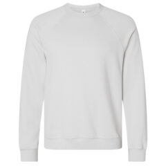 BELLA + CANVAS Sponge Fleece Raglan Crewneck Sweatshirt - BELLA__CANVAS_3901_Silver_Front_High
