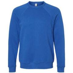 BELLA + CANVAS Sponge Fleece Raglan Crewneck Sweatshirt - BELLA__CANVAS_3901_True_Royal_Front_High