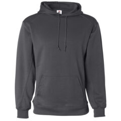 Badger Performance Fleece Hooded Sweatshirt - Badger_1454_Graphite_Front_High