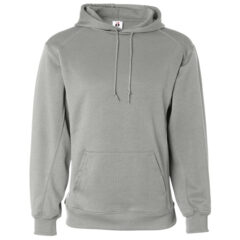 Badger Performance Fleece Hooded Sweatshirt - Badger_1454_Silver_Front_High