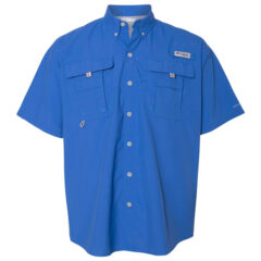 Columbia PFG Bahama™ II Short Sleeve Shirt - Columbia_212464_Vivid_Blue_Front_High