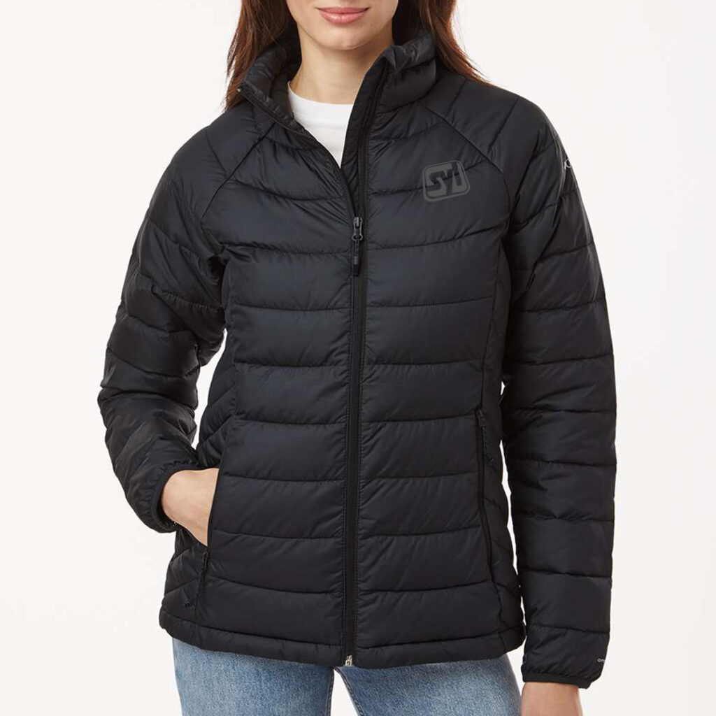 Columbia Women’s Powder Lite ™ II Full Zip Jacket - Columbia_212490_Black_Front_High_Model