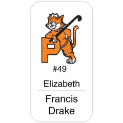 Fort Worth Plastic Name Badge: 3″ x 1-1/2″ - FTWS2__37989