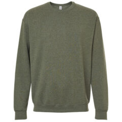 JERZEES NuBlend® Crewneck Sweatshirt - JERZEES_562MR_Military_Green_Heather_Front_High
