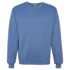 JERZEES NuBlend® Crewneck Sweatshirt - JERZEES_562MR_Vintage_Heather_Blue_Front_High