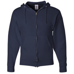 JERZEES NuBlend® Full-Zip Hooded Sweatshirt - JERZEES_993MR_J_Navy_Front_High