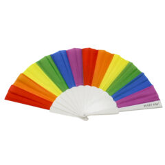 Rainbow Accordian Fan - main
