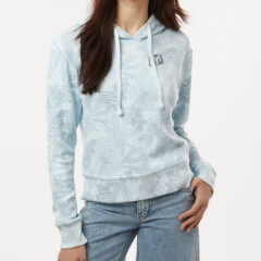 MV Sport Women's Maddie Floral Print Hooded Sweatshirt