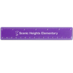 Six-Inch Plastic Ruler - 1431_13_tpurple