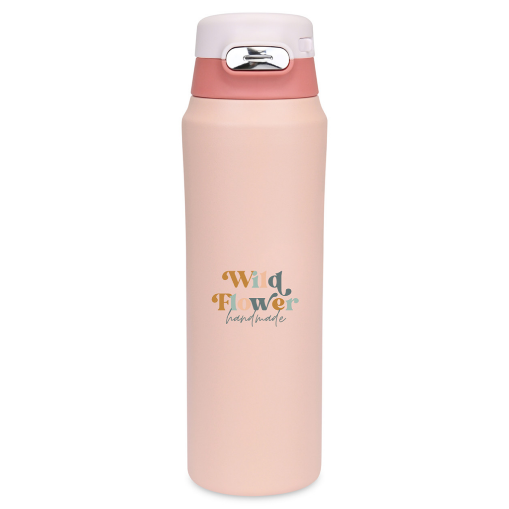 Aviana™ Rowan Recycled Sip Lid Bottle – 16 Oz. - Aviana Rowan Recycled Sip Lid Bottle 8211 16 Oz 8211 Light Peach