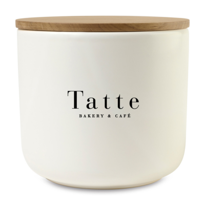 Be Home Brampton Stoneware Container 8211 Large 8211 White