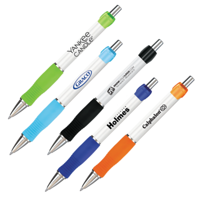Paper Mate Breeze Ball Pen 8211 White Barrel 8211 group