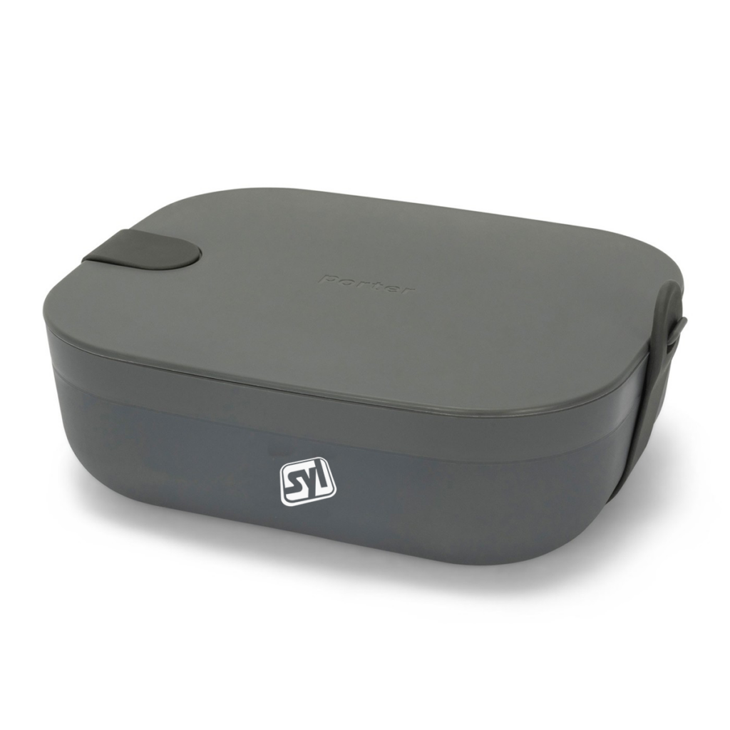 W&P® Bento Box - W038P Bento Box 8211 Charcoal