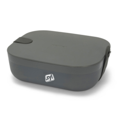 W&P® Bento Box - W038P Bento Box 8211 Charcoal