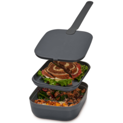 W&P® Bento Box - W038P Bento Box 8211 Charcoal 8211 In Use